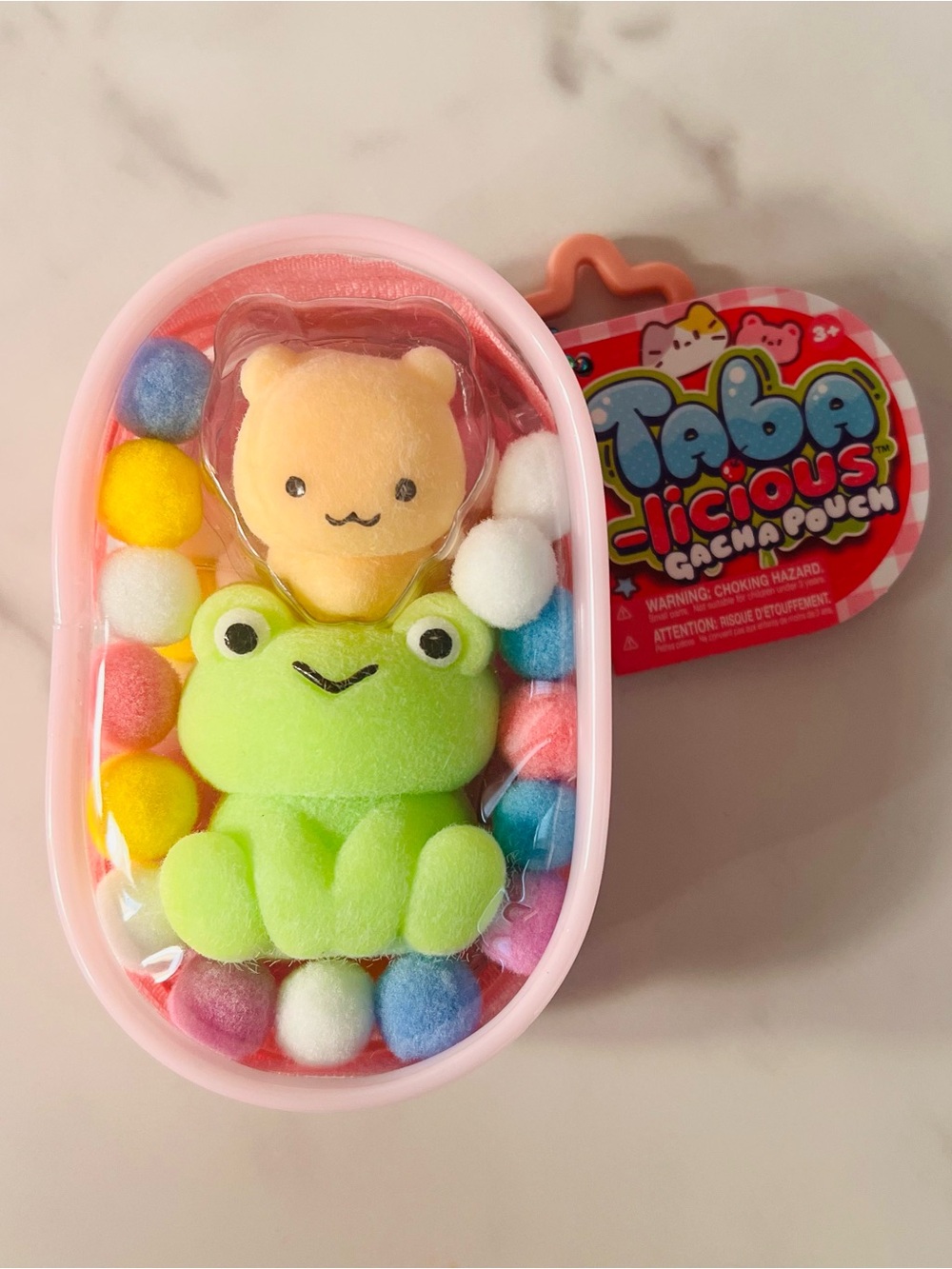 ORB Tabalucious Gacha Pouch TABA Squishy Keychain Charms Frog and Bear